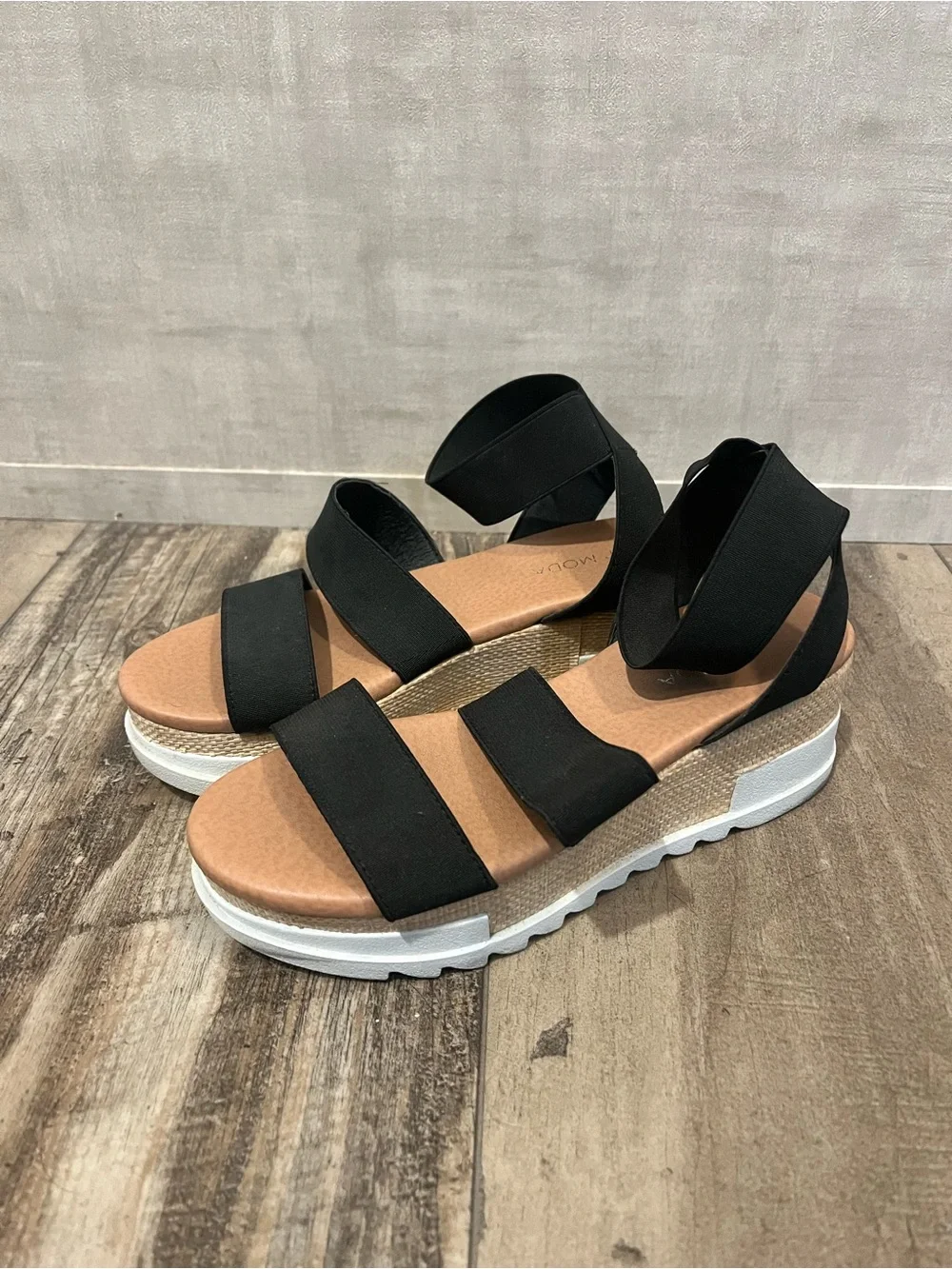 Strappy Wedge Sandals
